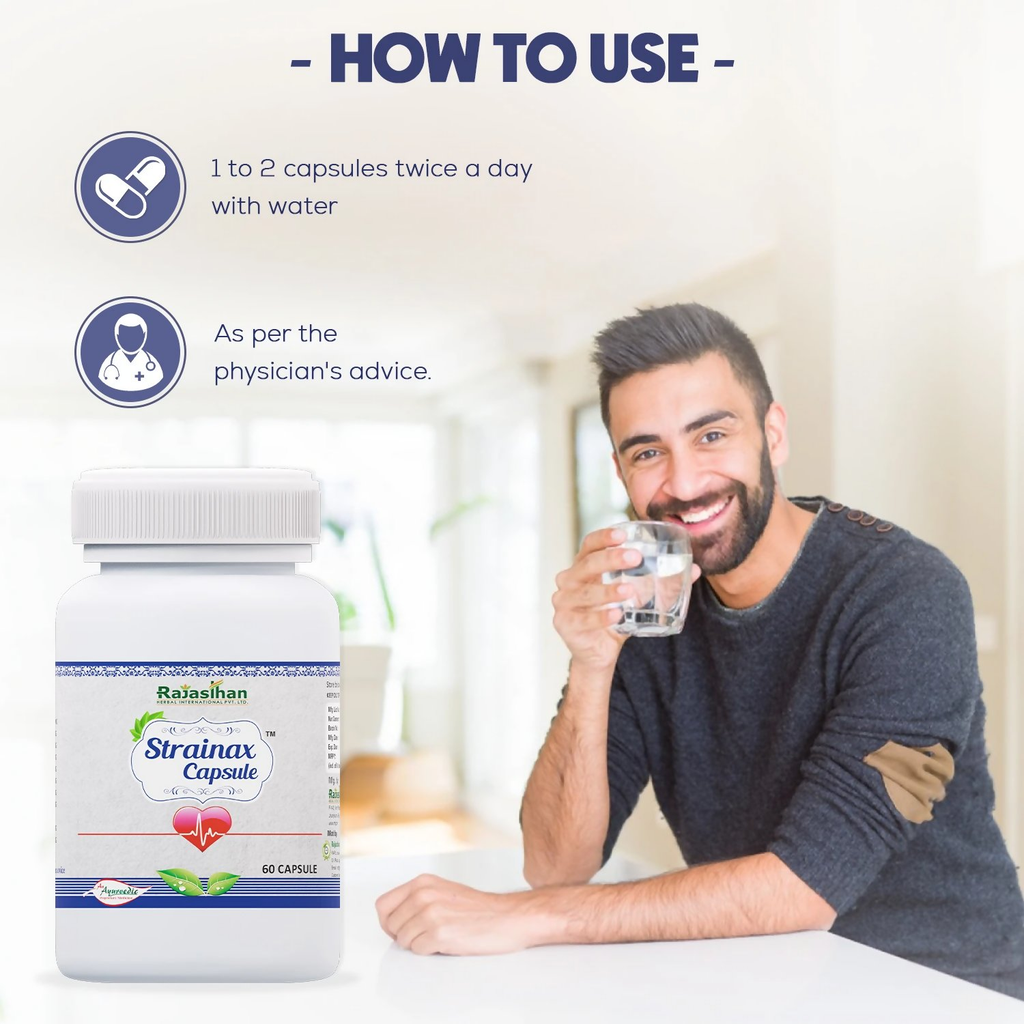 Rajasthan Herbals Strainax Capsules | Grocsy