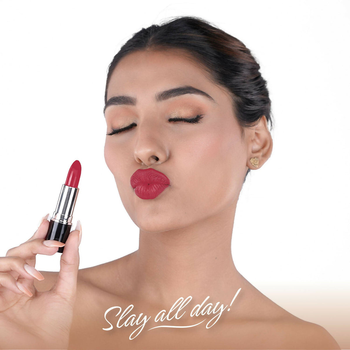 Bella Vita Organic Comfort Matte Bullet Lipstick - Wine Stain | Grocsy