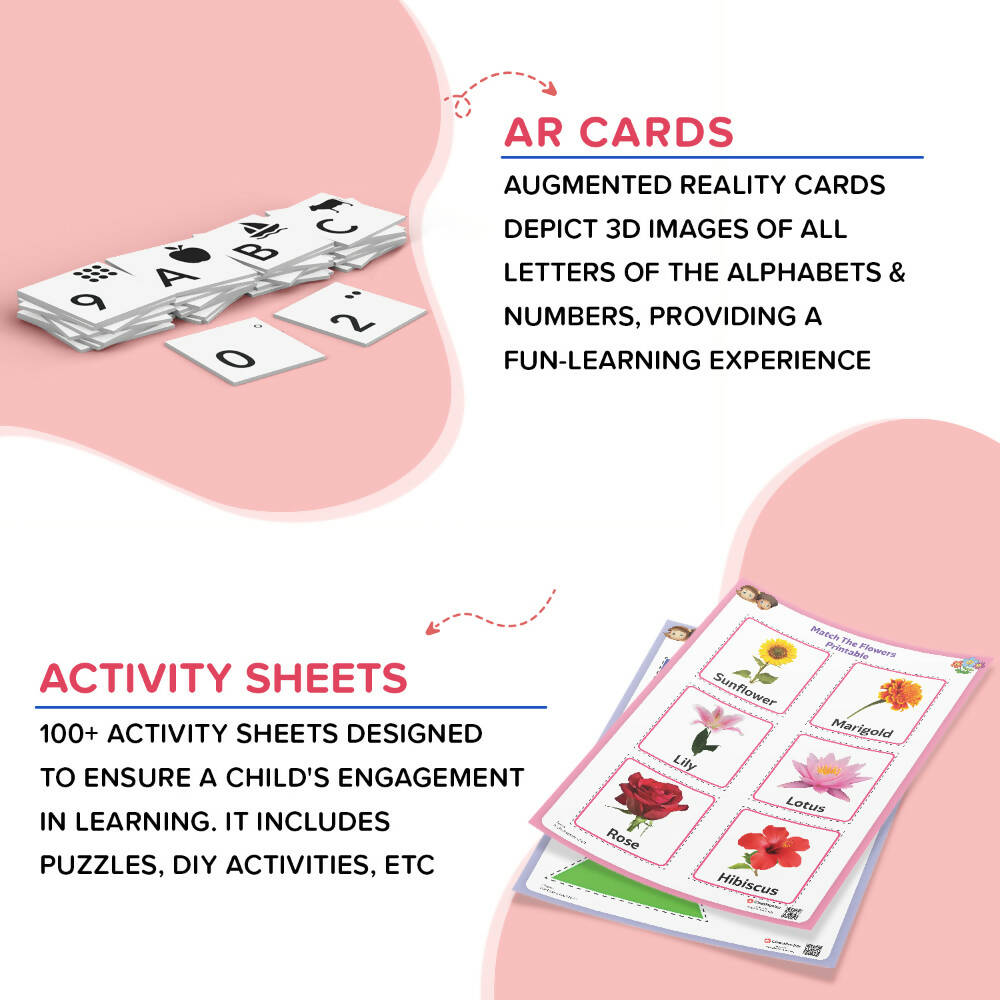 ClassMonitor Playgroup Home Learning Kit with Free Mobile App for 1 - 2.5 Years with 300+ Worksheet For kids of 2 Years | Grocsy