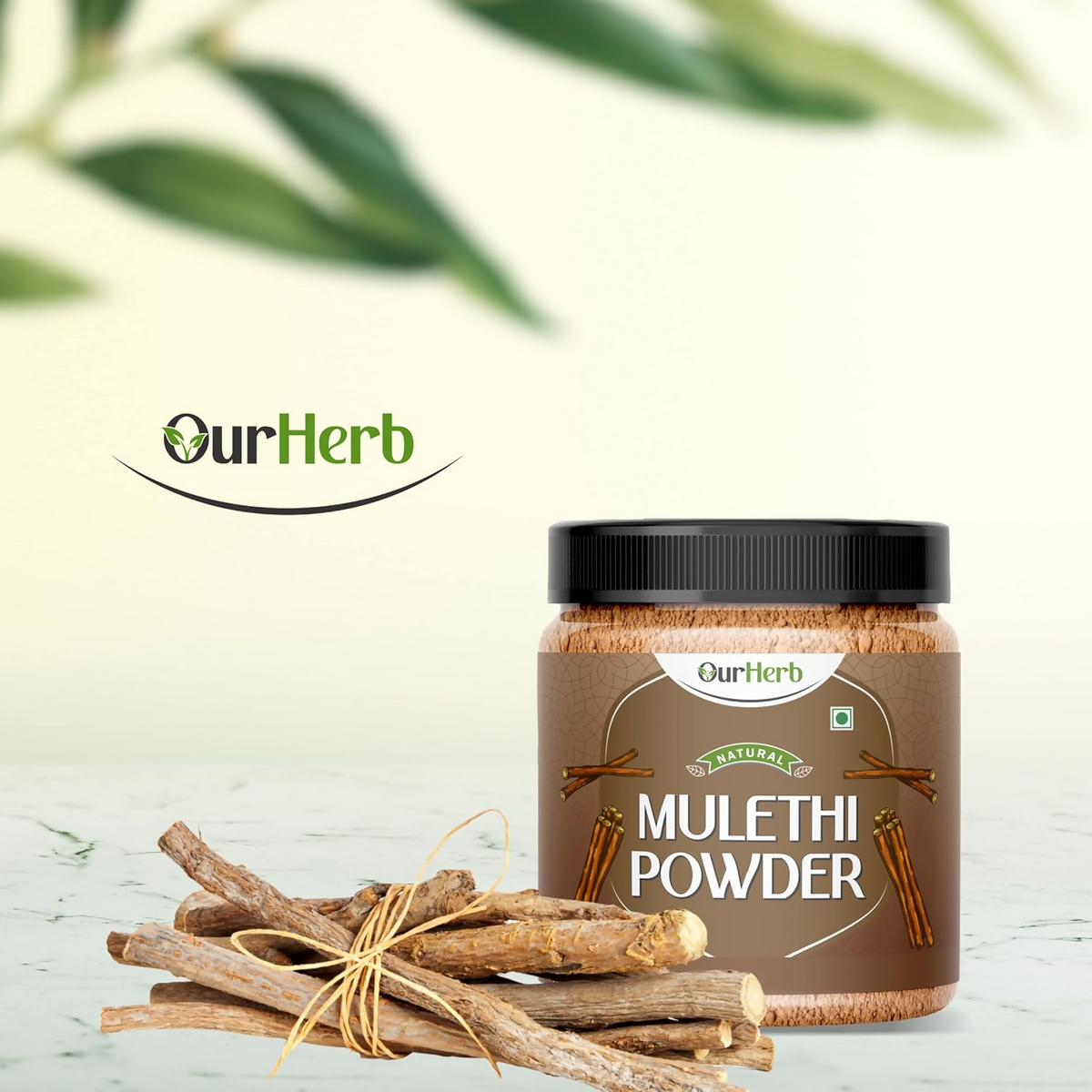 OurHerb Mulethi Powder Face Pack For Skin, Hair With Natural Pigmentation | Grocsy