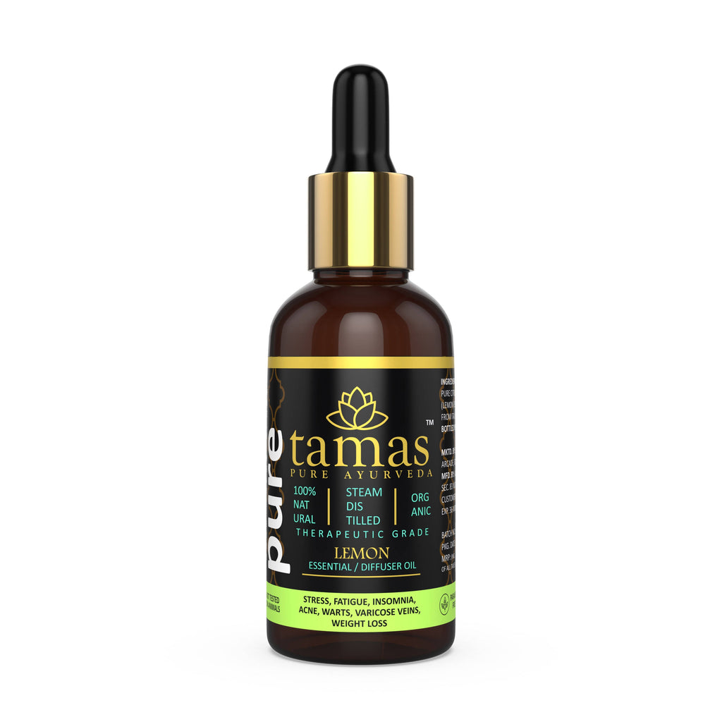 Tamas Pure Ayurveda 100% Organic Lemon Essential Oil-USDA Certified Organic | Grocsy
