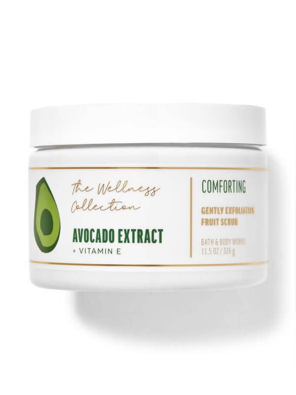 Bath & Body Works Avocado Extract Vitamin E Fruit Scrub | Grocsy