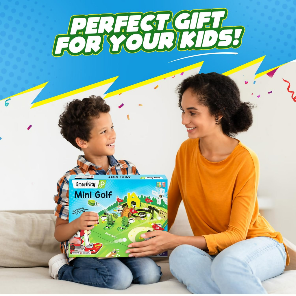 Smartivity Mini Golf Tabletop Game for Kids 6-12 Years Old | Grocsy
