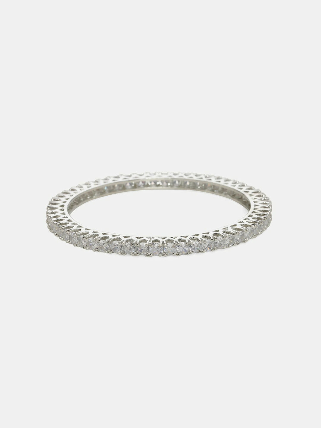Crystal Stone Bangle- Ruby Raang