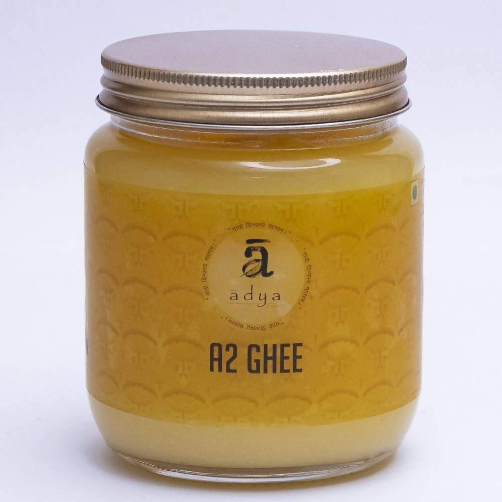 Adya Organics A2 Gir Cow Ghee | Pure & Natural Gir Cow Ghee | Premium Cultured Desi Cow Ghee
