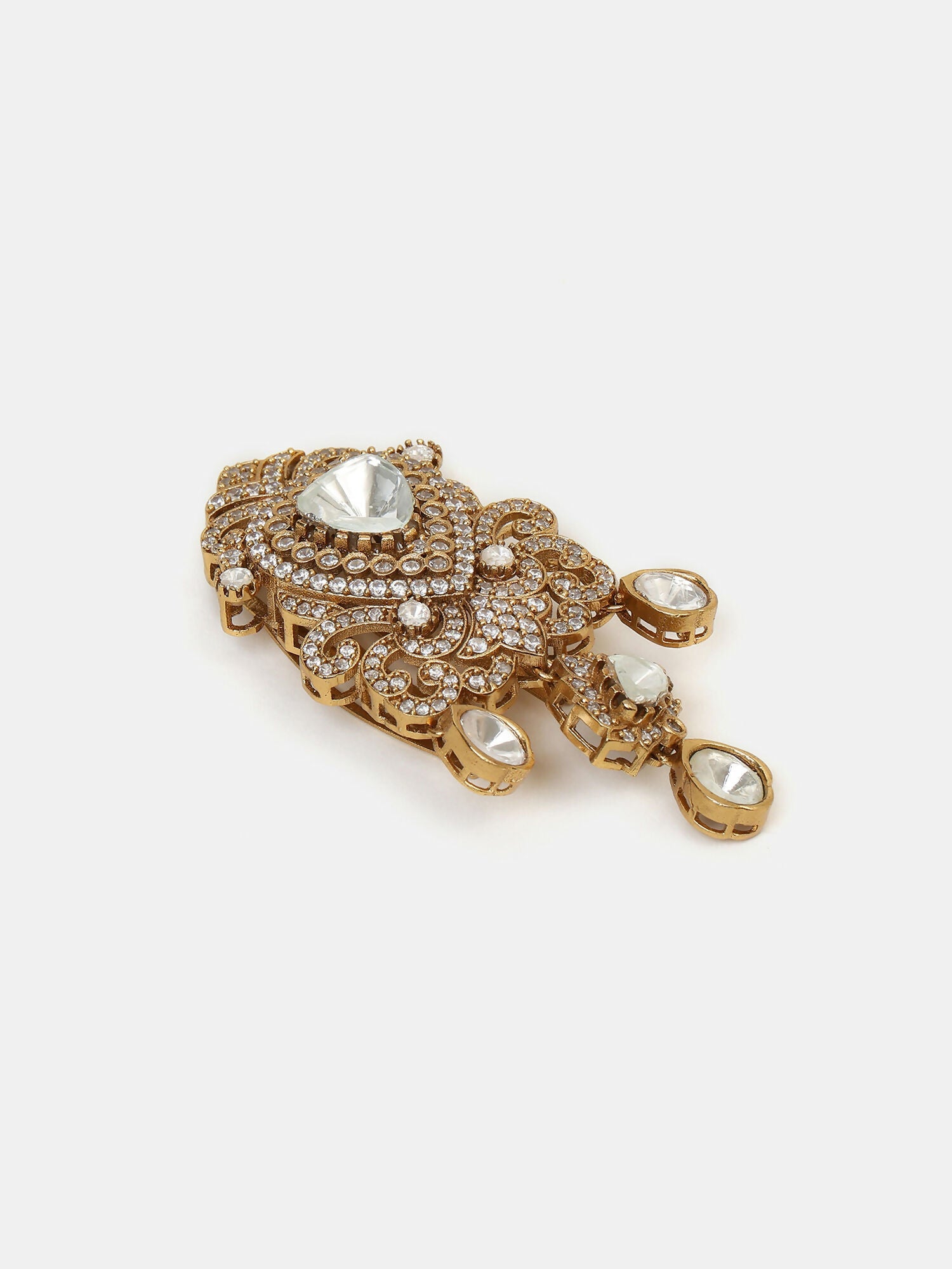 Ruby Raang Shahi Knot Pin | Grocsy