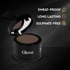 Gleva Hairline Powder Instantly Conceals Hair Root Touch Up Hair Powder for Women & Men - Black | Grocsy