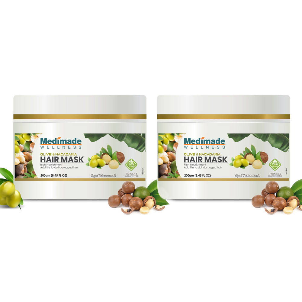 Medimade Wellness Olive & Macadamia Hair Mask | Grocsy