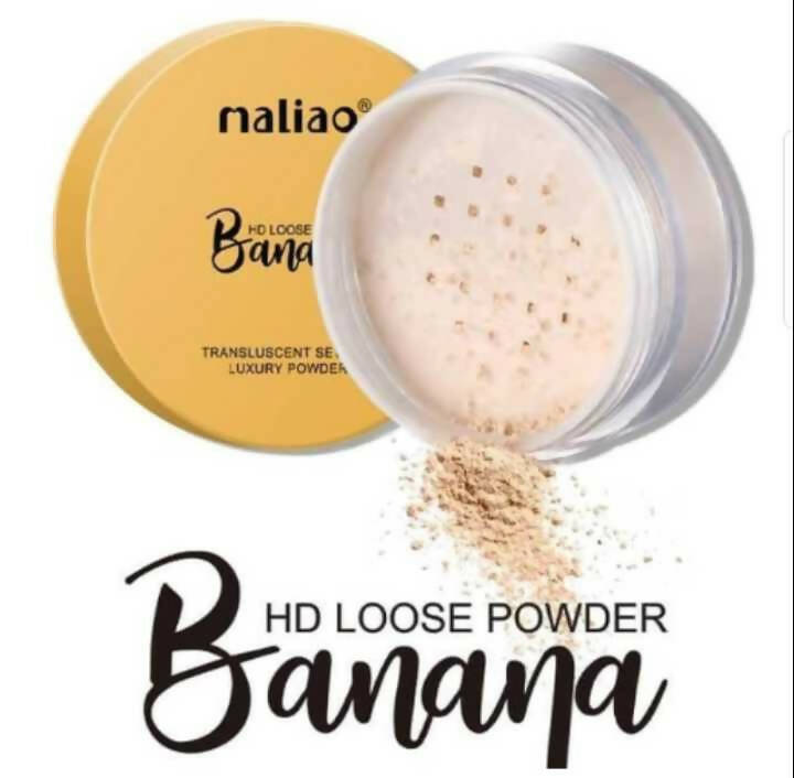 Maliao Translucent Setting HD Banana Luxury Loose Powder | Grocsy