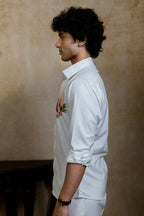 4Way White Chitra Srinivasa Shirt By Hilo Design | Grocsy