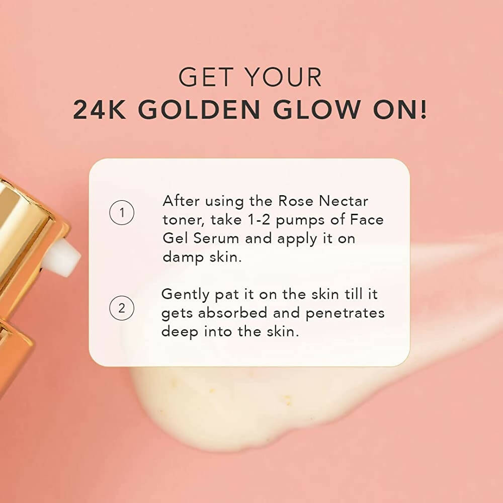 Ras Luxury Oils Radiance 24K Gold Brightening Face Gel Serum | Grocsy