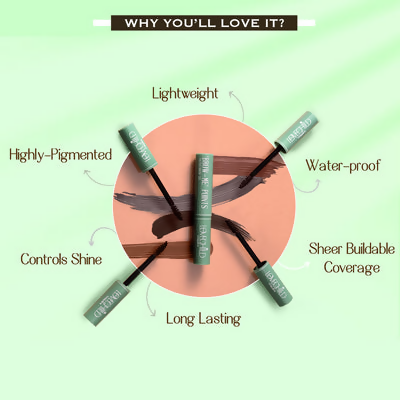 LoveChild By Masaba Gupta Brow - Me Points Tinted Brow Gel - Frosted Grey | Grocsy