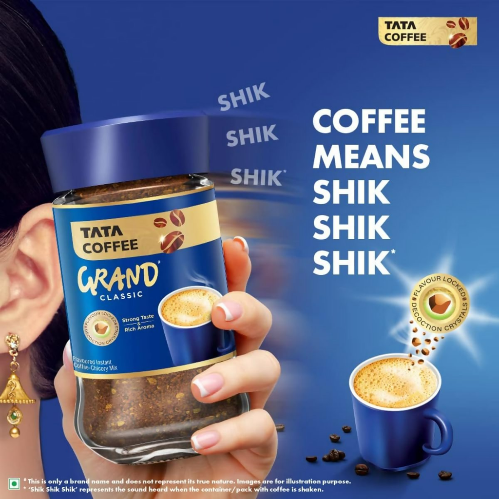 Tata Coffee Grand Classic Instant Coffee Pouch | Grocsy