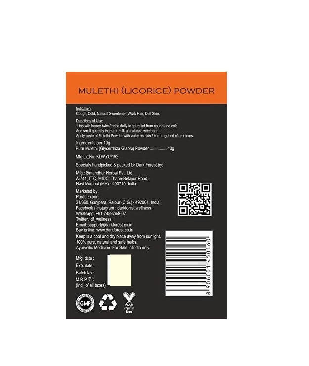 Dark Forest Mulethi Powder | Grocsy