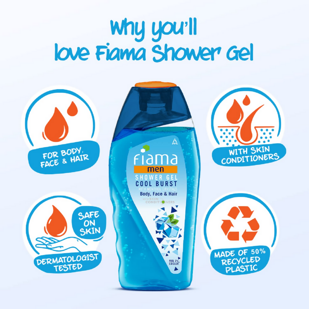Fiama Men Cool Burst Shower Gel | Grocsy