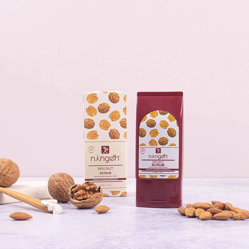 Ningen Walnut Face Scrub | Grocsy