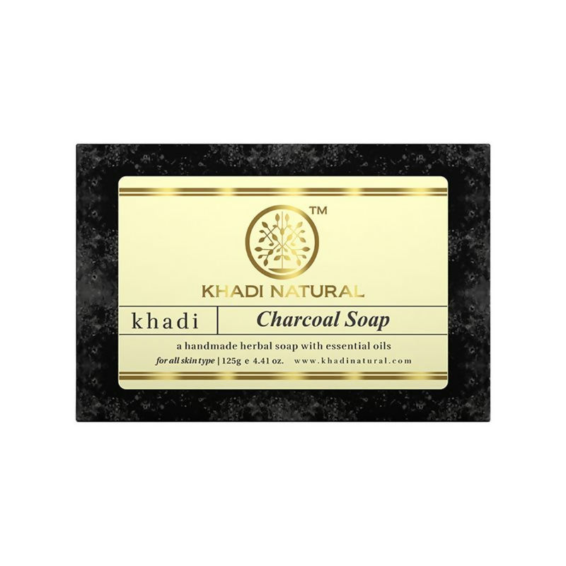 Khadi Natural Charcoal Handmade Soap | Grocsy