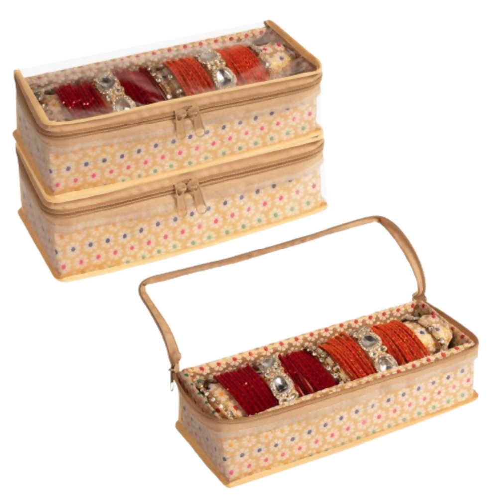 Homestrap Single Rod Storage Bangle Box - Golden | Grocsy