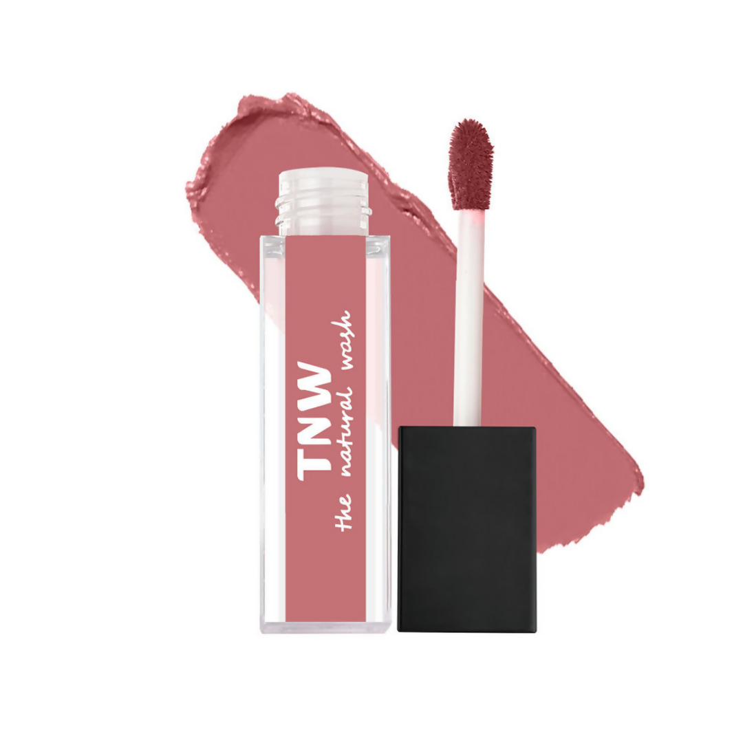 The Natural Wash Matte Velvet Longstay Liquid Mini Lipstick - 04 Pinktastic | Grocsy