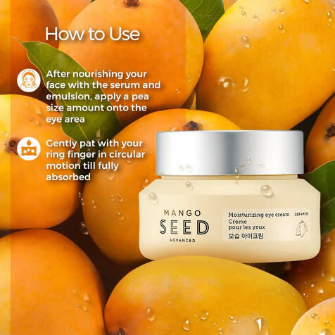 The Face Shop Mango Seed Moisturizing Eye Cream - Korean Skincare | Grocsy