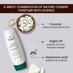 Alps Goodness Coconut, Argan Oil & Hyaluronic Acid Hydrating & Moisturizing Conditioner | Grocsy