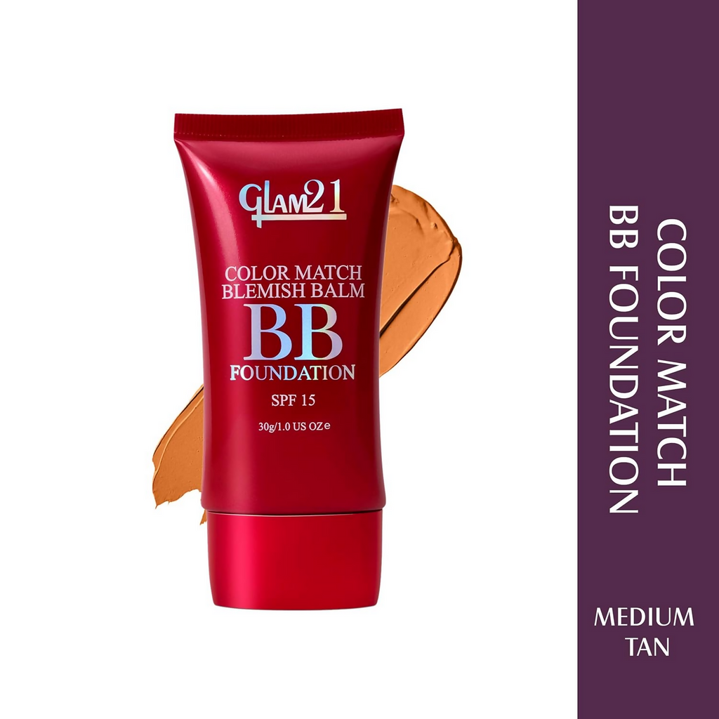 Glam21 Color Match BB Foundation SPF15 - 05 Medium Tan | Grocsy