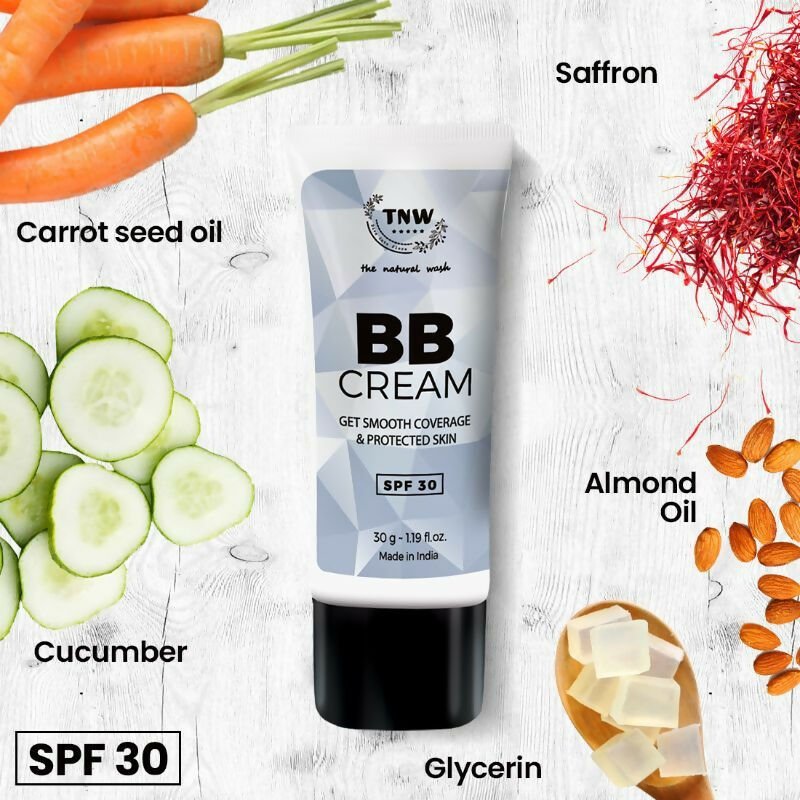 The Natural Wash BB Cream Medium Coverage with SPF 30 - 02 Medium Shade | Grocsy
