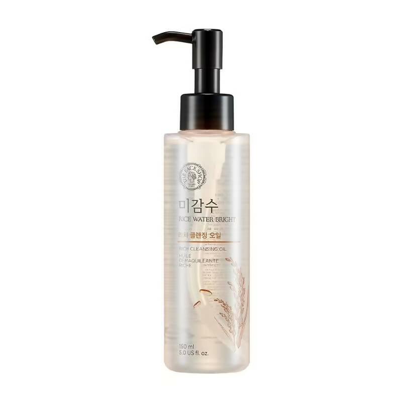 The Face Shop Rice Water Bright Light Cleansing Oil - Korean Skincare | Grocsy