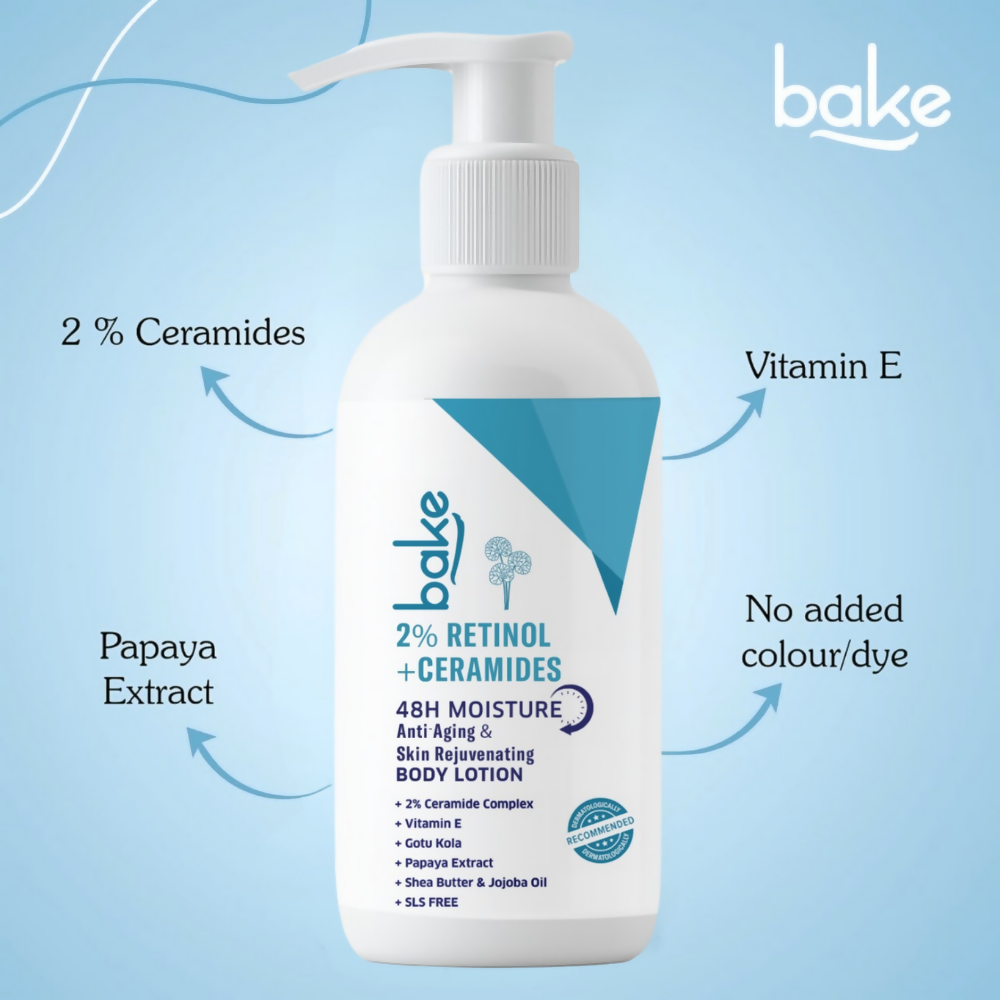 Bake 2% Retinol + Ceramides Body Lotion | Grocsy