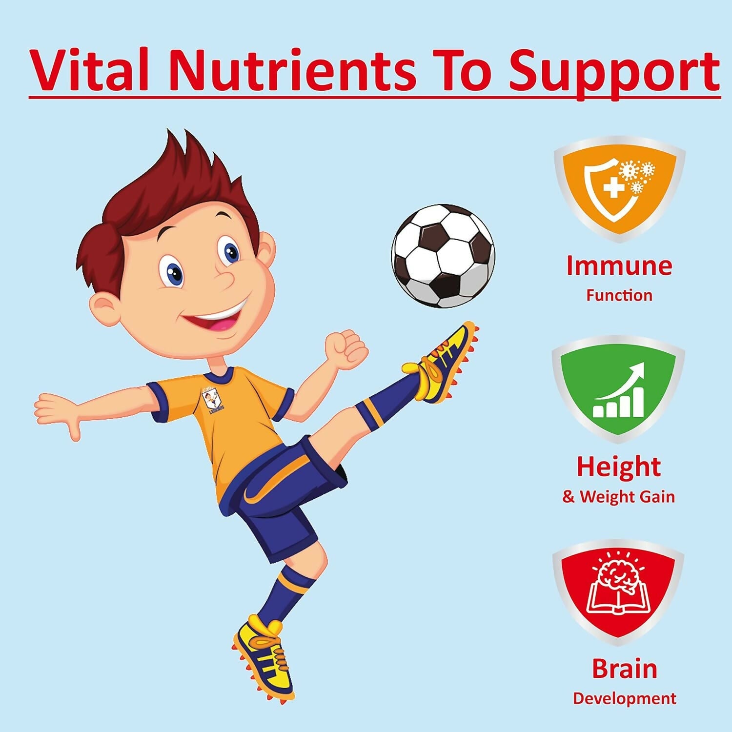 Floral Nutrition Kids Protein for Kids with DHA, Vitamin-D for Growth, Height, Immunity, Active & Strong | Grocsy