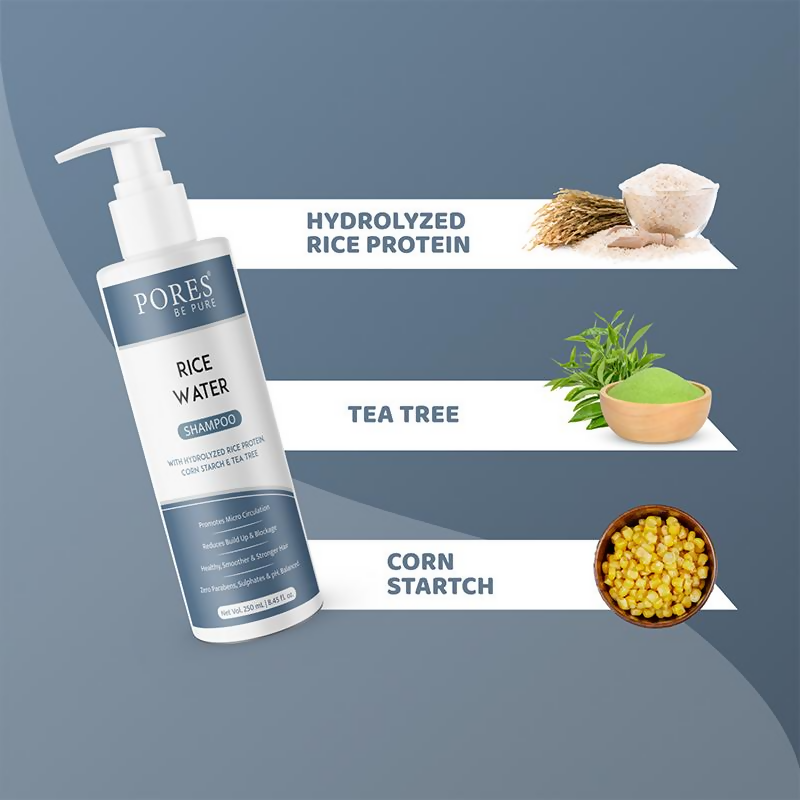 Pores Be Pure Rice Water Shampoo | Grocsy