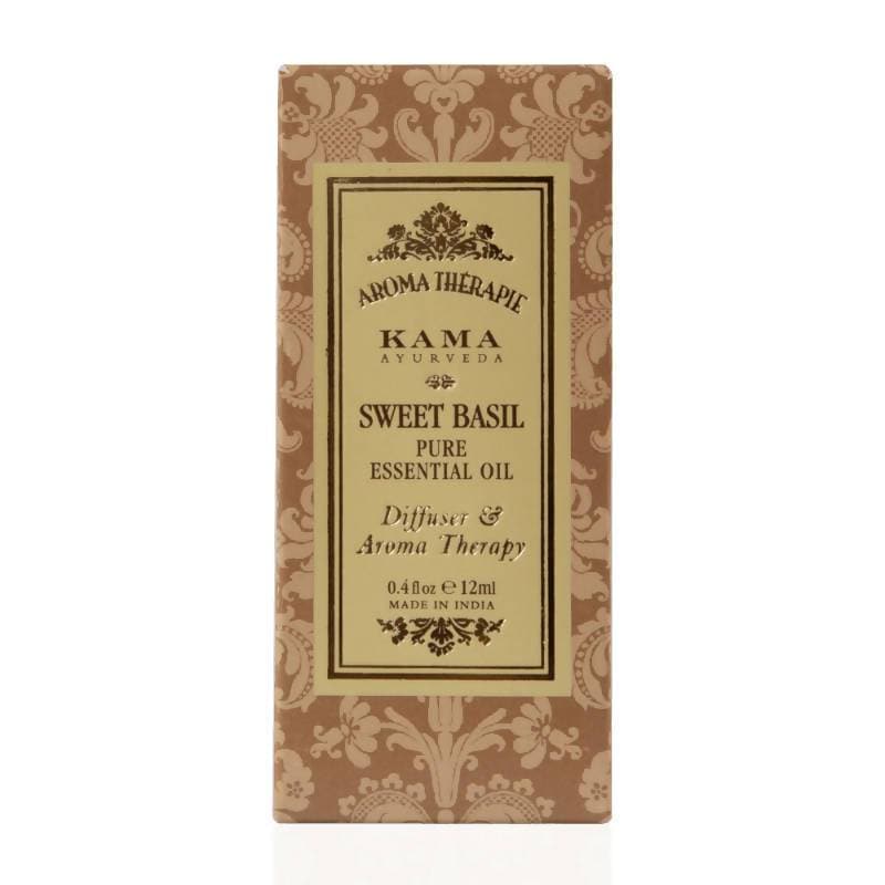 Kama Ayurveda Sweet Basil Essential Oil 12ml | Grocsy