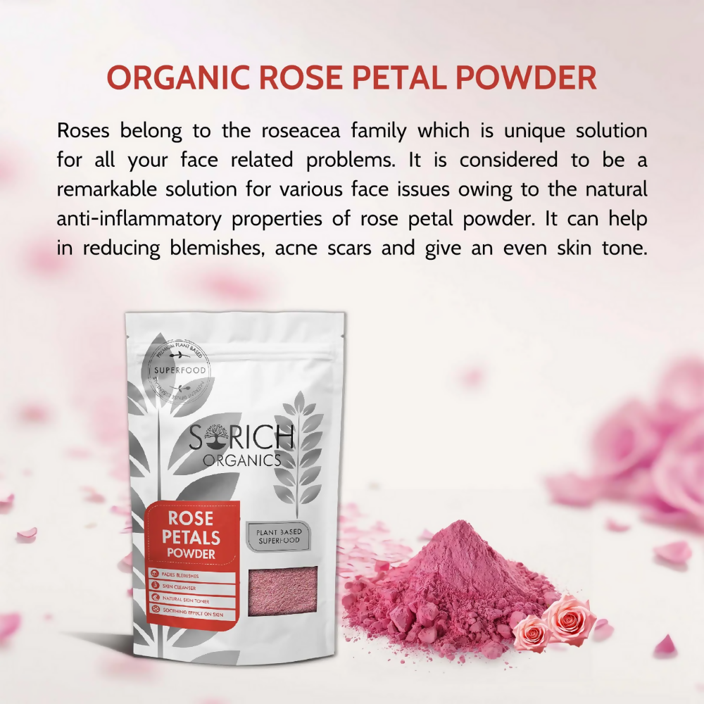 Sorich Organics Rose Petal Powder | Grocsy