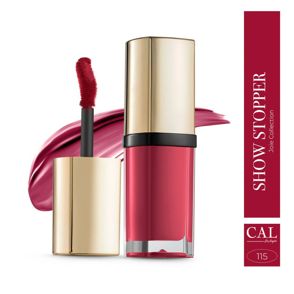 CAL Los Angeles Joie Collection Liquid Matte Bold Red Lipstick - Showstopper 115 | Grocsy