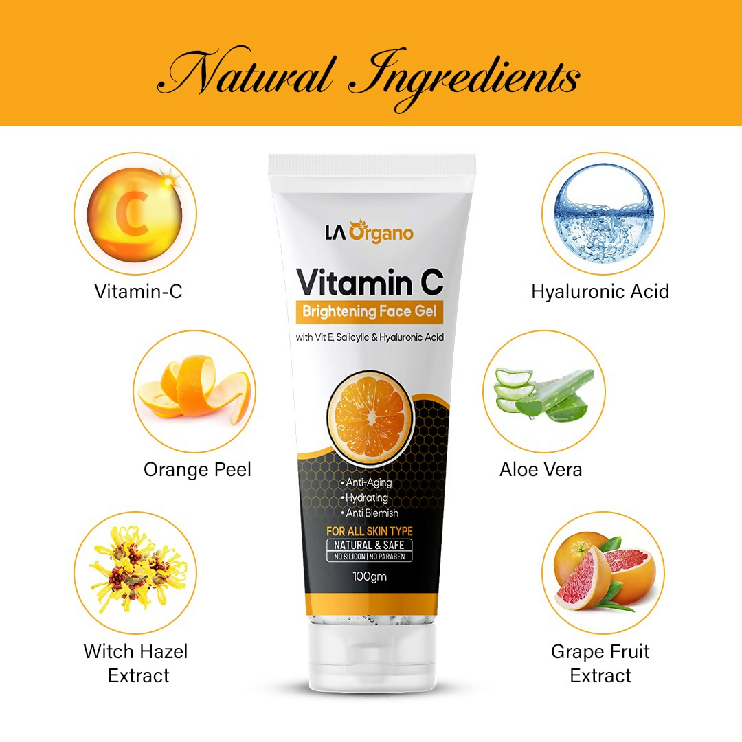 LA Organo Vitamin C Brightening Face Gel | Grocsy