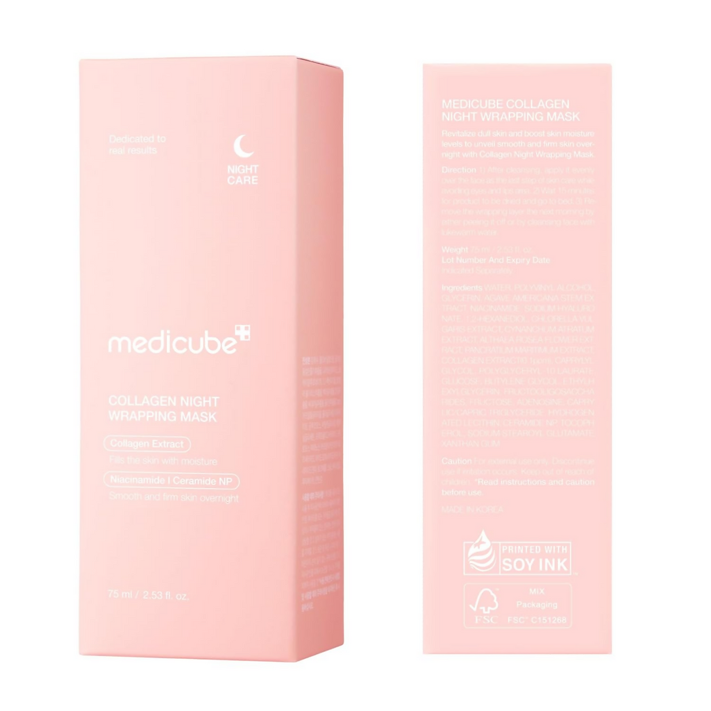 Medicube Collagen Overnight Wrapping Peel Off Facial Mask Pack | Grocsy