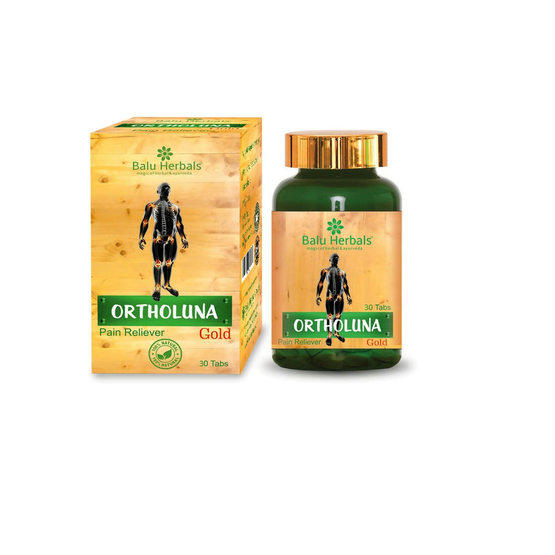 Balu Herbals Ortholuna Gold Tablets | Grocsy
