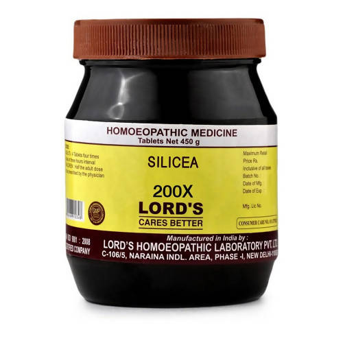 Lord's Homeopathy Silicea Biochemic Tablets | Grocsy