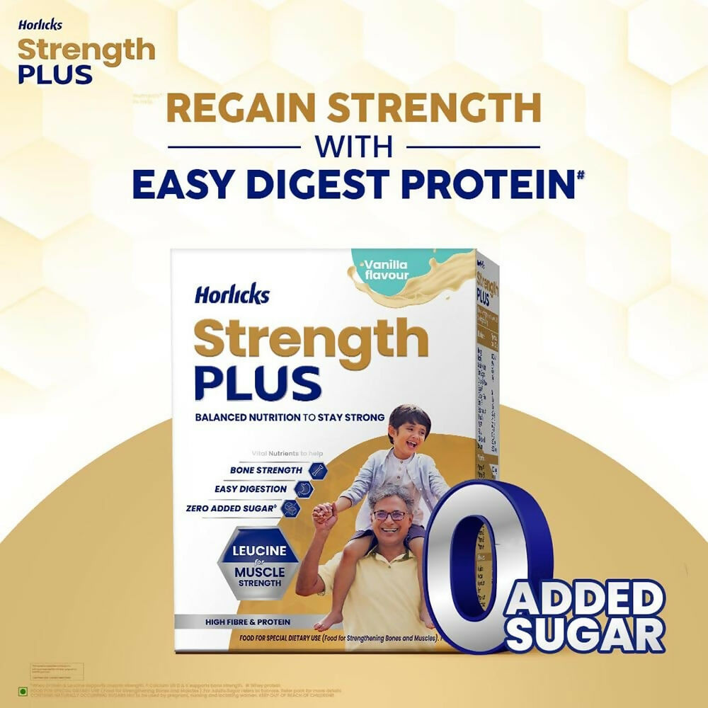 Horlicks Strength Plus - Vanilla Flavor | Grocsy