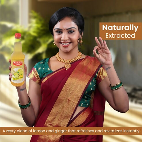 Mambalam Iyers Lemon Ginger Sarbath | Grocsy
