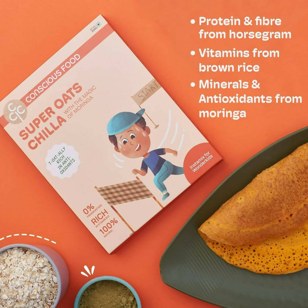 Conscious Food Super Oats Chilla | Grocsy