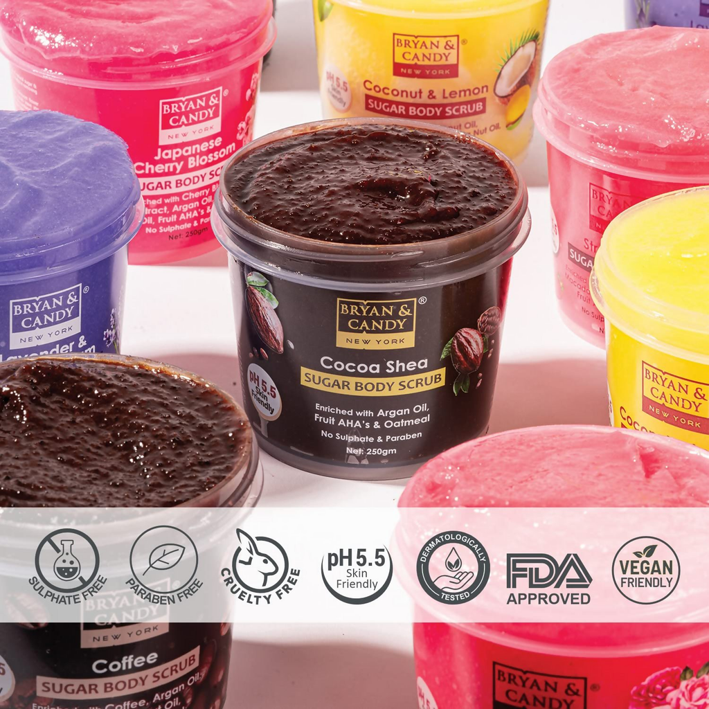 Bryan & Candy Cocoa Shea Sugar Body Scrub | Grocsy