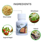 Hashmi Pharmacy Hard Rock Capsules are formulated with natural ingredients like Ashwagandha, Safed Musli, Gokshur, Gheekwar, and more. | Grocsy