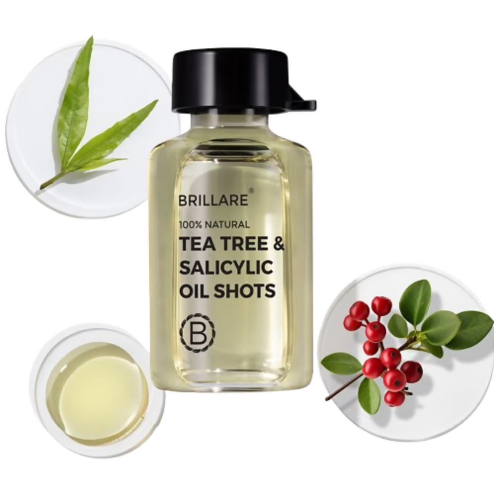 Brillare Tea Tree & Salicylic Oil Shots For Dandruff Control | Grocsy