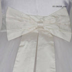Asmaani Baby Girl Half White Color Satin Knee Length Frock (AS-DRESS-22026) | Grocsy
