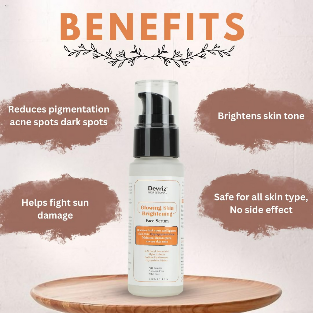 Devriz Professional Day Serum 2% Alpha Arbutin for Pigmentation Acne marks & Dark Spots Removal | Grocsy