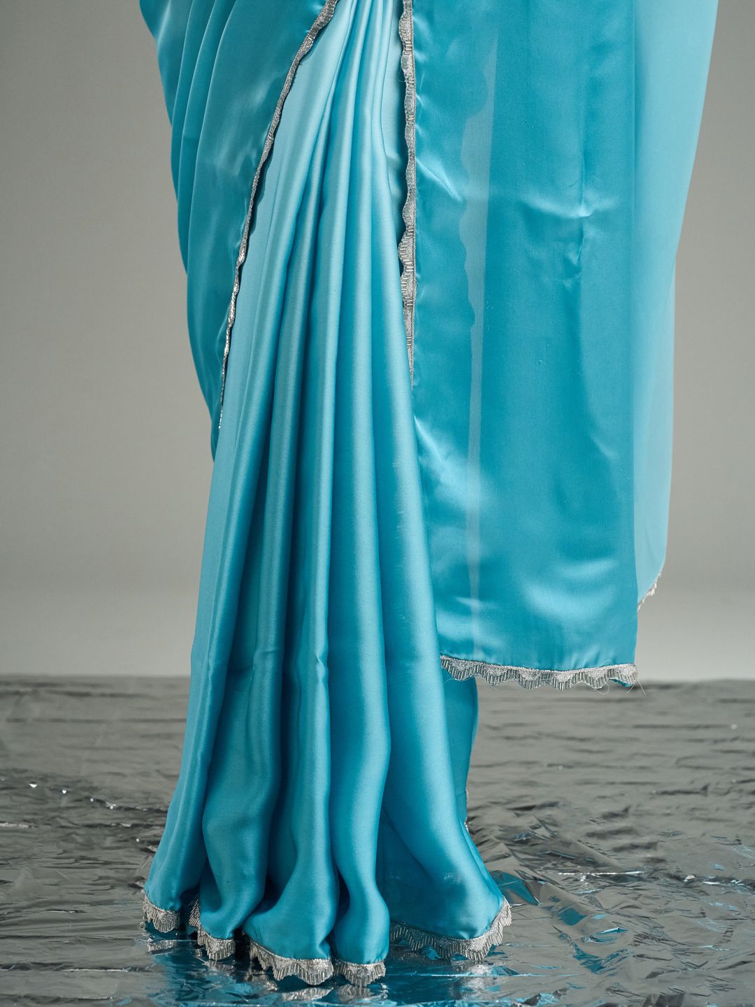 kasee Ombre Satin Saree | Grocsy