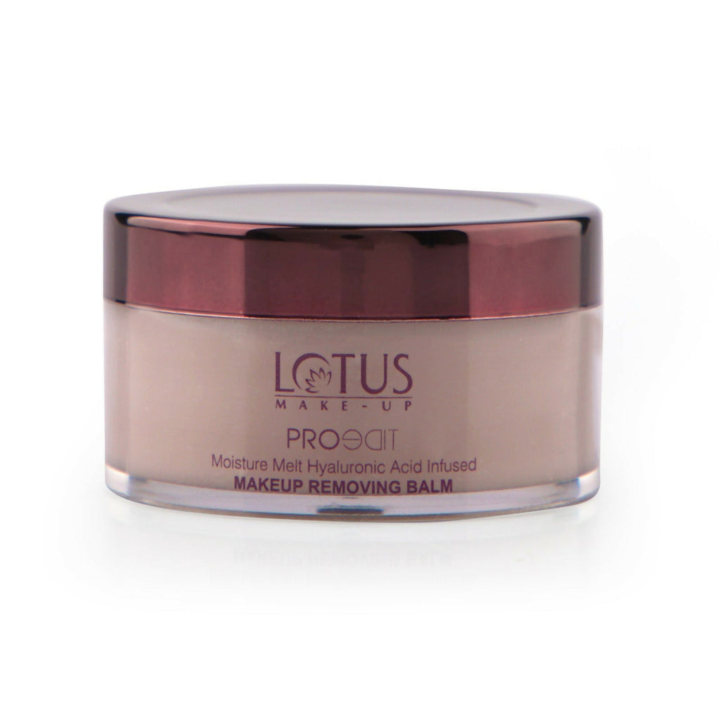 Lotus Herbals Proedit Moisture Melt Hyaluronic Acid Enriched Makeup Removing Balm | Grocsy