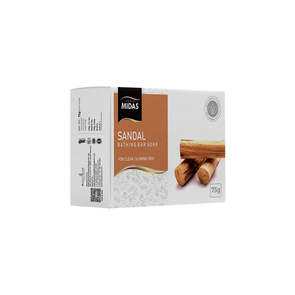 Vedic Midas Sandal Bathing Bar Soap | Grocsy