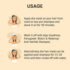 Alps Goodness Fenugreek, Biotin & Redensyl Anti Hair Fall Hair Mask | Grocsy